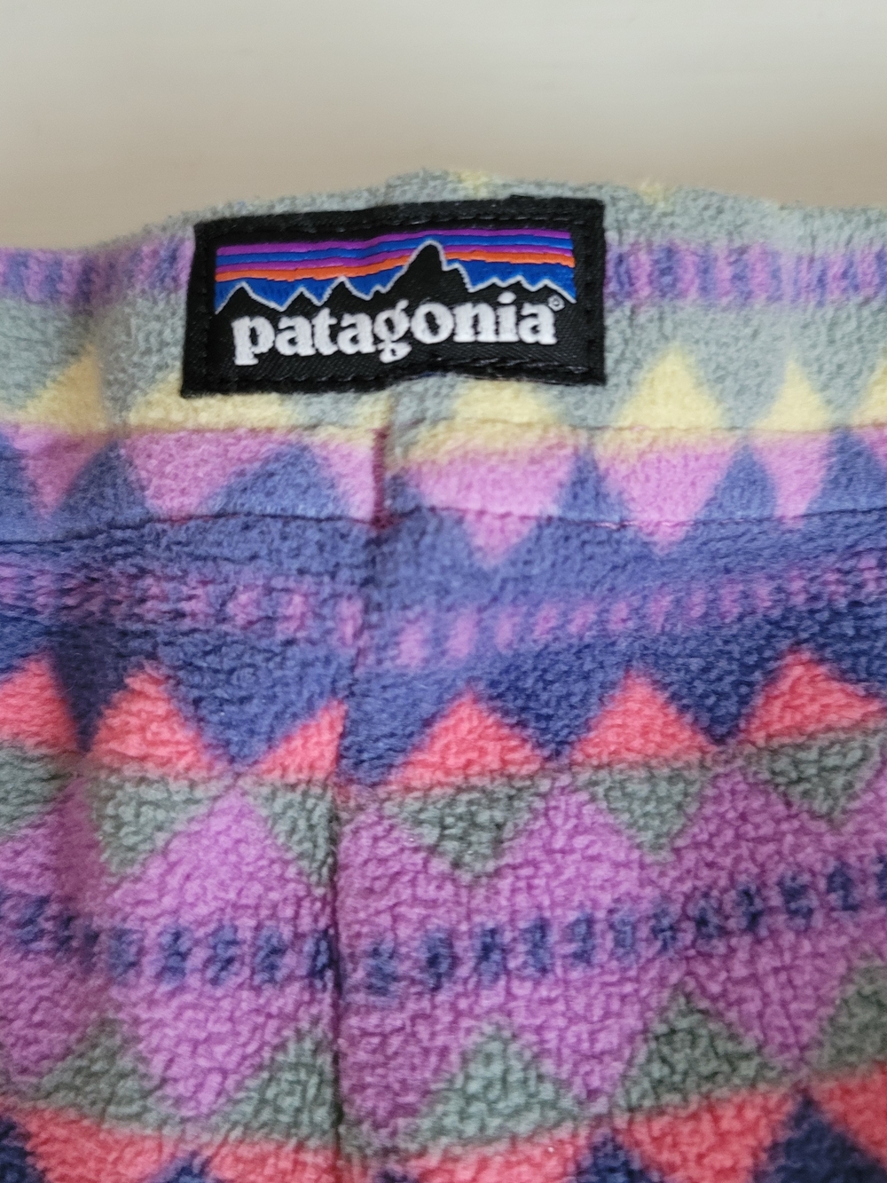 Patagonia Patterned Fleece 5T Pajama Set - Purple & Pink